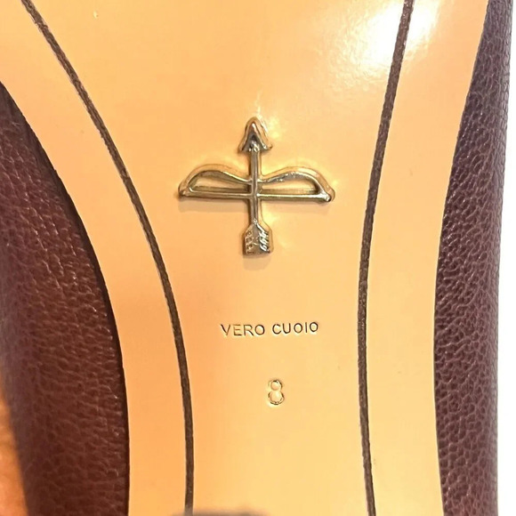 Pour La Victoire The Onyx Lace Up Ankle Bootie Heels Leather Brown Size 8 - Picture 9 of 10